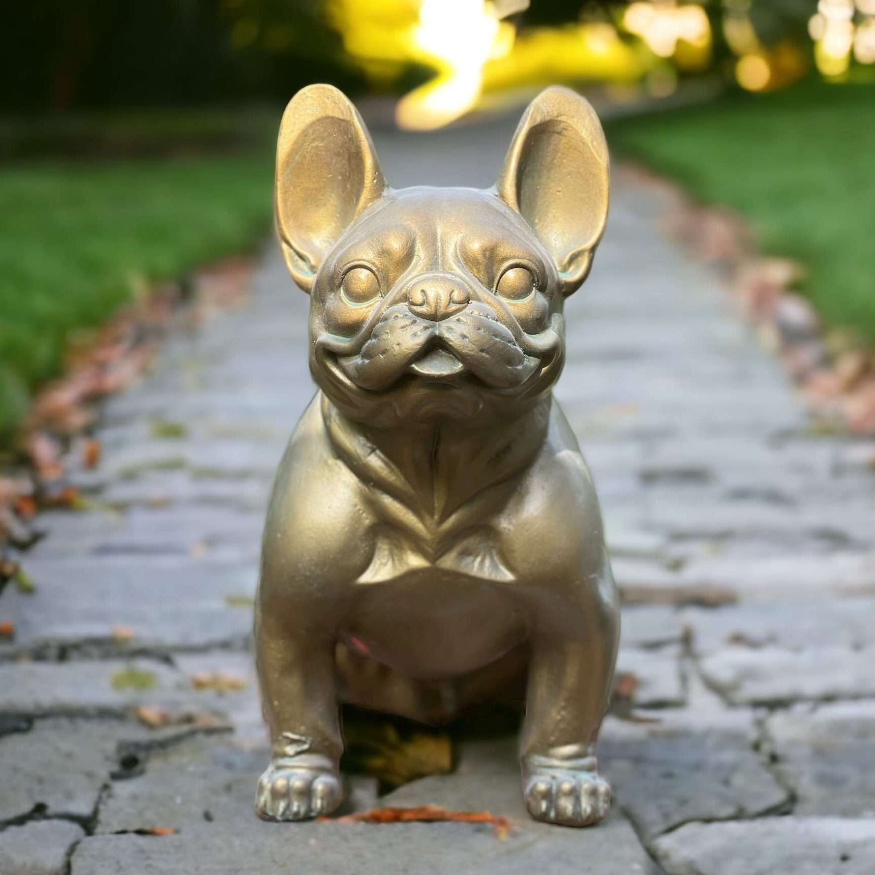 french bulldog statue