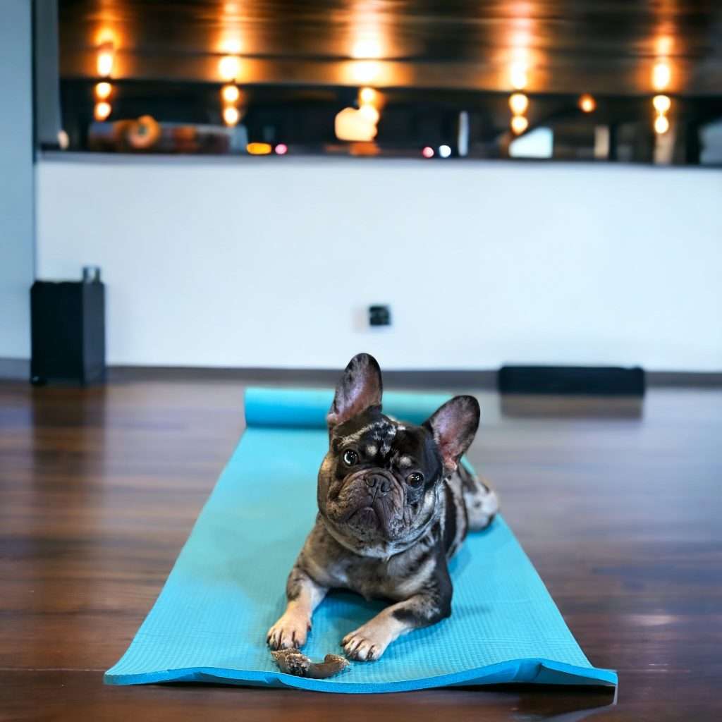 French Bulldog Yoga